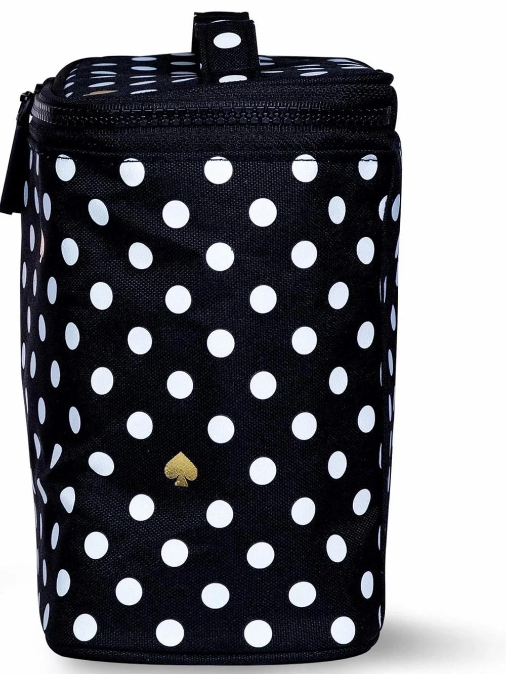 Kate Spade Black Polka Dot lunch bag